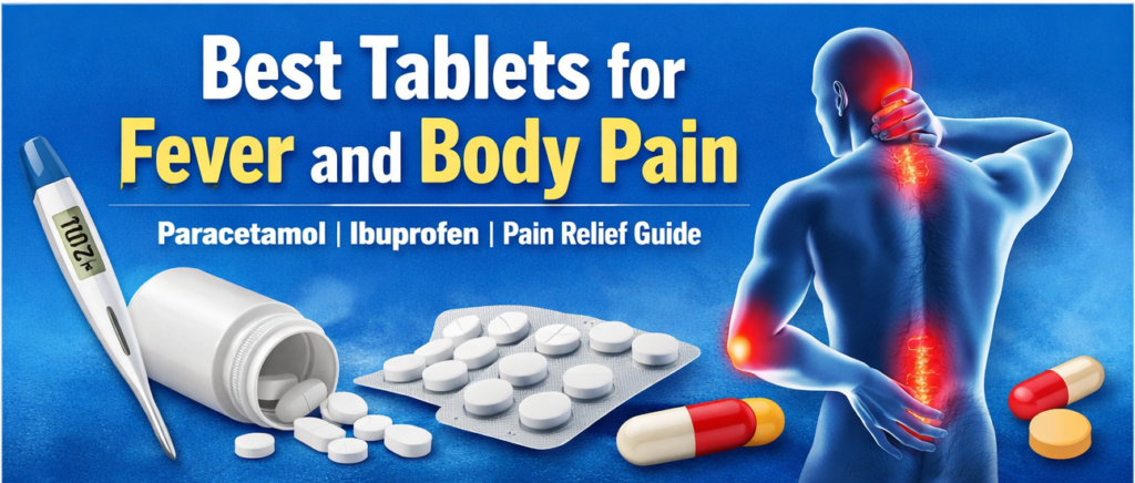 Best Tablets for Fever and Body Pain | Uses, Benefits & Side Effects