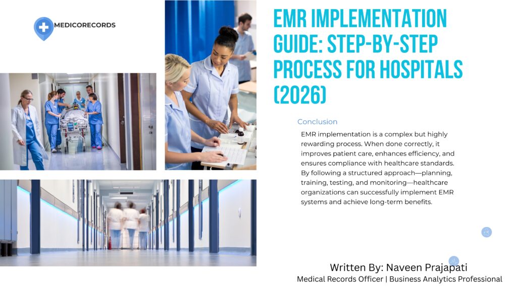 EMR Implementation Guide: Step-by-Step Process for Hospitals (2026)