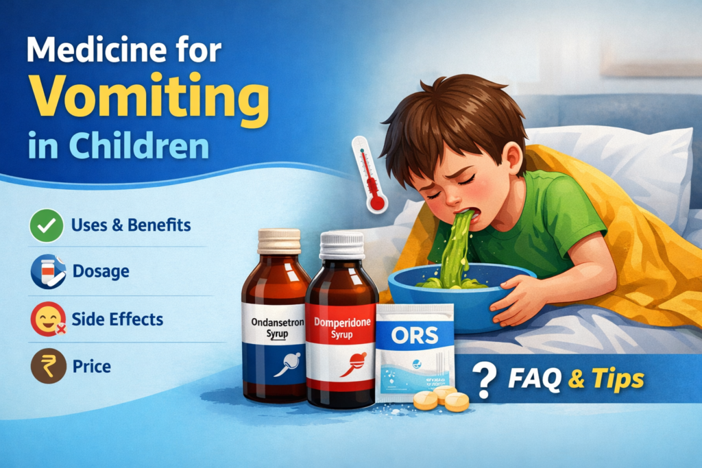 Medicine for Vomiting in Children: Uses, Dosage, Benefits, Side Effects & Price